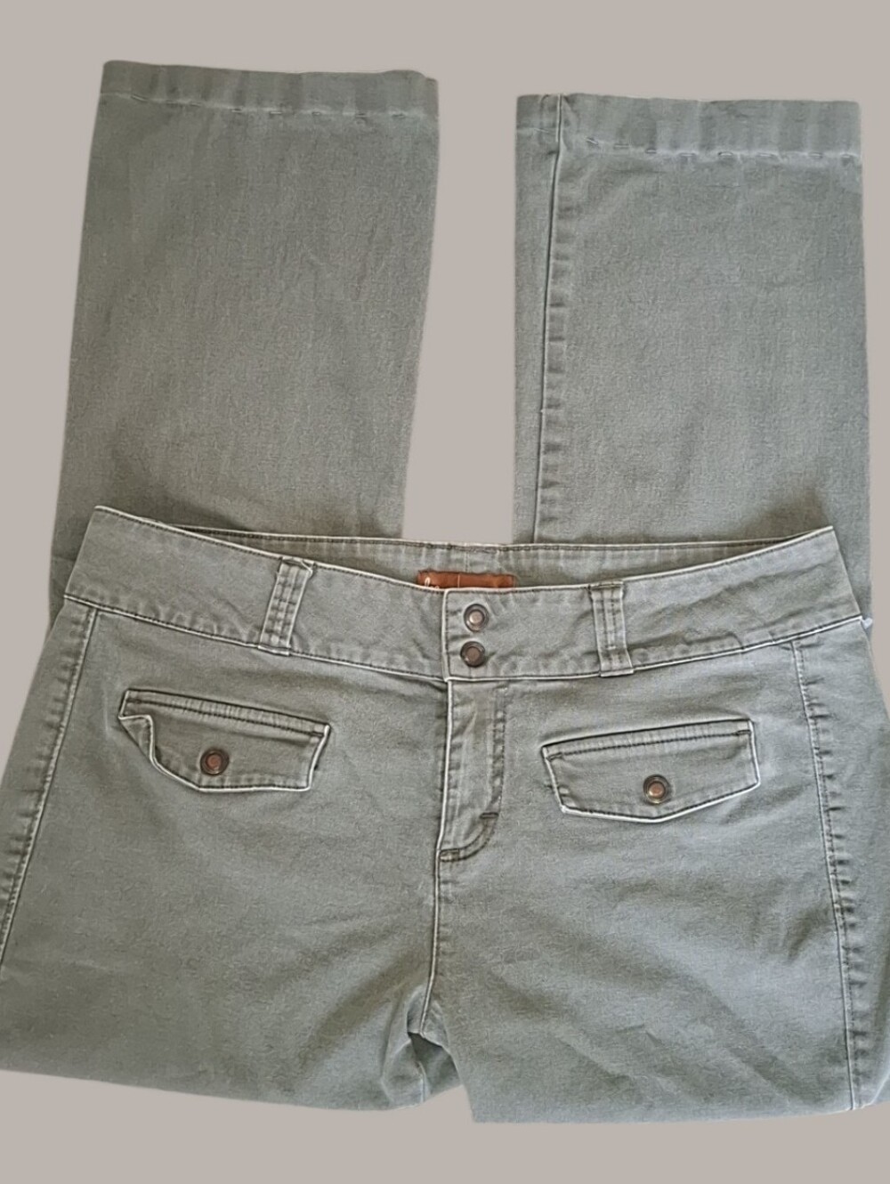 Lee Junior Sage Green Straight-Leg Jeans 15/16M